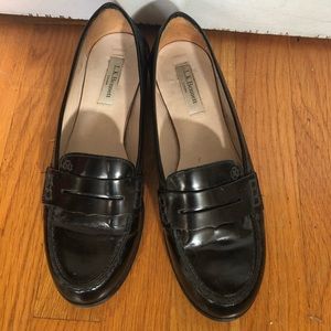 LK Bennett black loafers